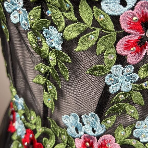 Blondie Nites Formal Yet Flirty Corset Dress NWT - Picture 11 of 13